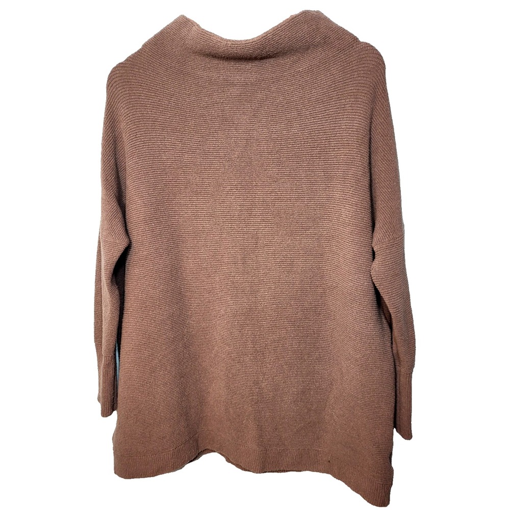 Free People Nutmeg Ottoman Slouchy Tunic Mock Cowl Neck Sweater Textured Size XS